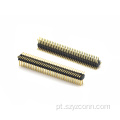 Cabeçalho de pino de passo de 0,8 mm SMT de linha dupla